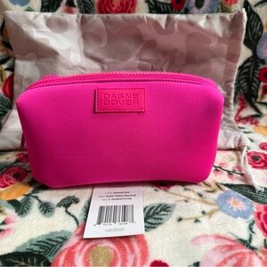 Dagne Dover Hunter Toiletry Bag Small in Hottest Pink